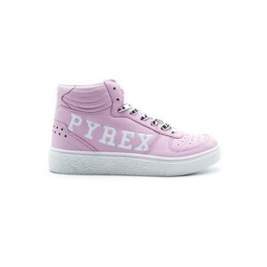 sneakers pyrex py202343007 basket in pu rosa laterale