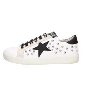 sneakers gaelle g 142 white black laterale aaa