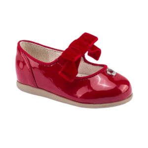 ballerine mayoral 42118 010 rosso laterale